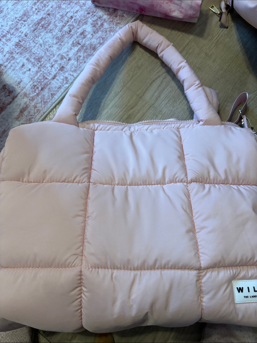 WILO THE LABEL BLUSH CORE WEEKENDER BAG NWT